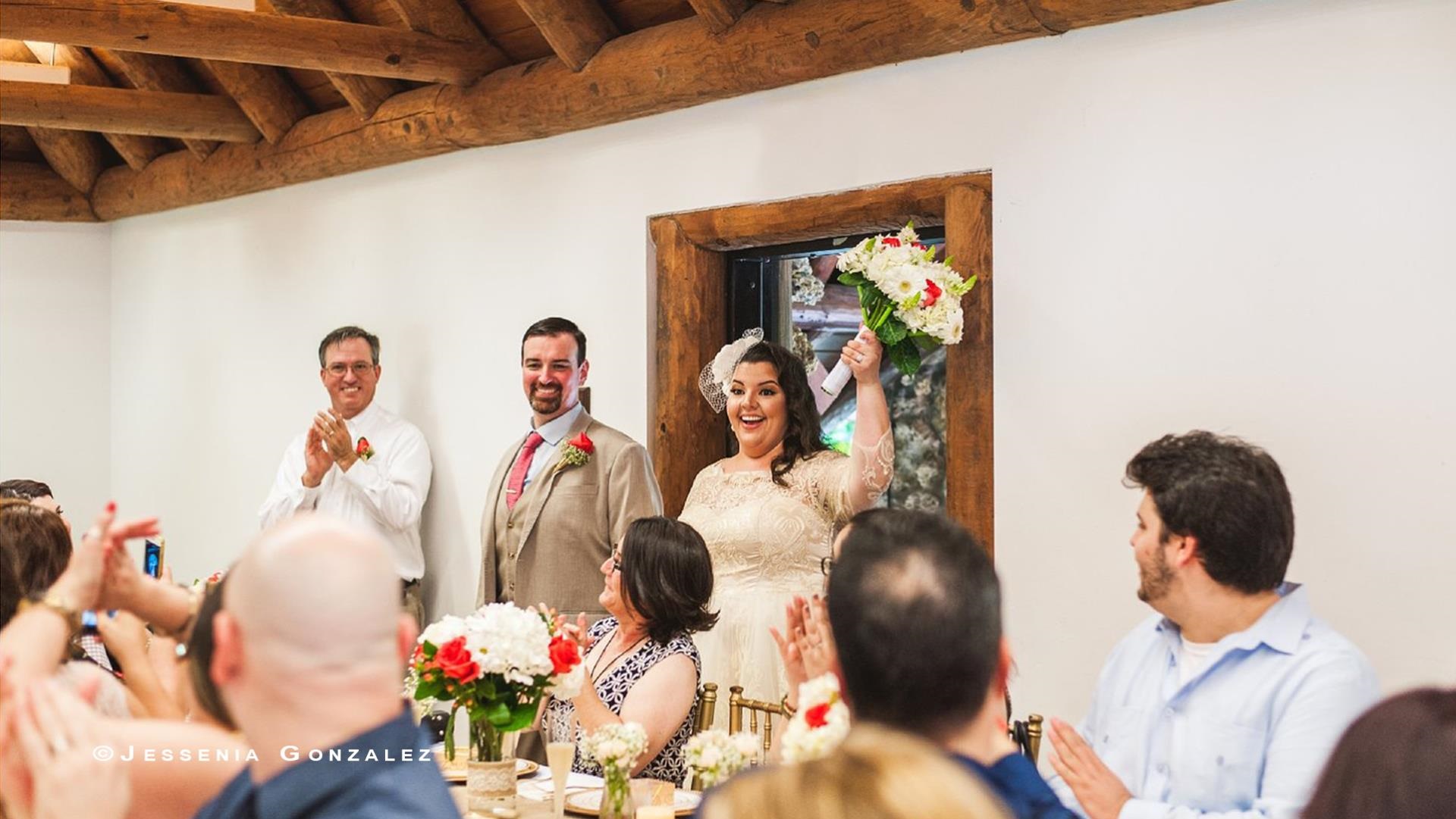 Wedding reception at Historic Entrance, Lower Garden